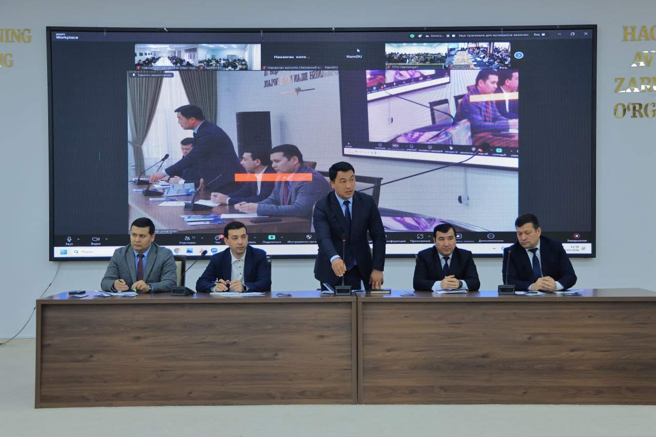 Namangan davlat universitetida “Rahbar va yoshlar” uchrashuvi o‘tkazildi. 2