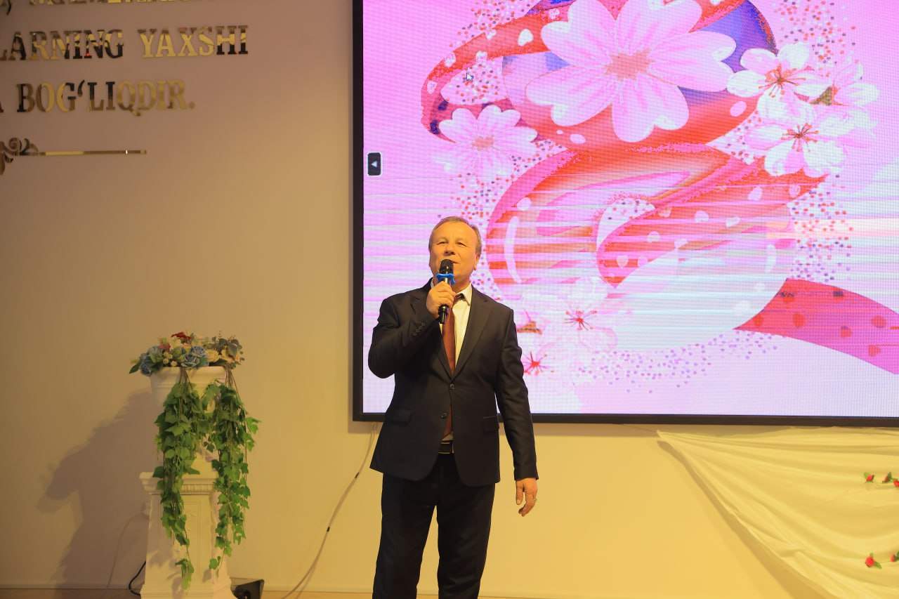 Namangan davlat  universitetida 8-mart – Xalqaro xotin-qizlar kuni munosabati bilan tantanali bayram bo‘lib o‘tdi. 4