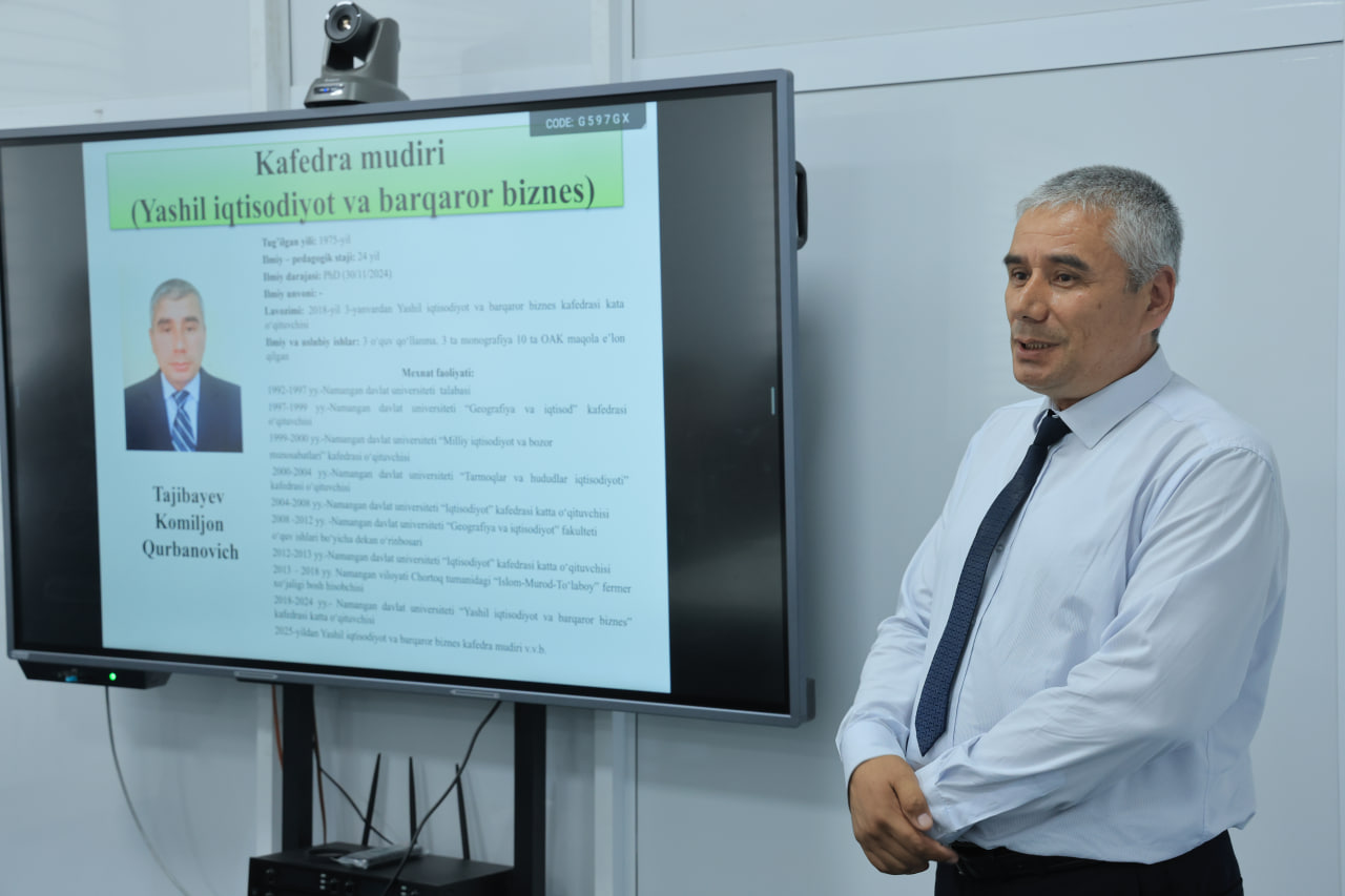 Namangan davlat universitetida 2025/2026-o‘quv yilidagi 12-sonli Kengash yig‘ilishi o‘tkazildi. 6