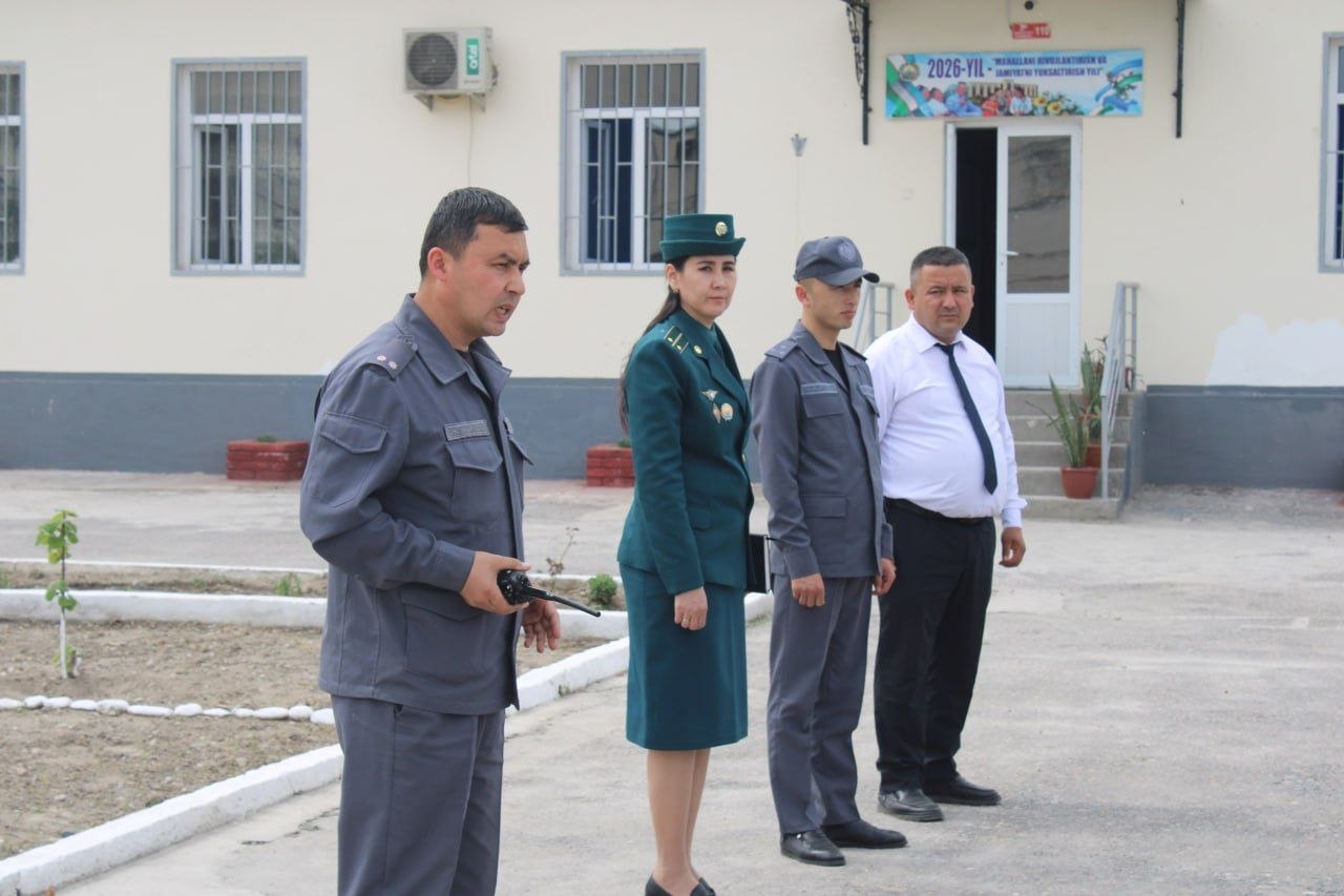 Talabalar tergov hibsxonasidagi mahkumlarning hayot tarzi bilan tanishdilar 4