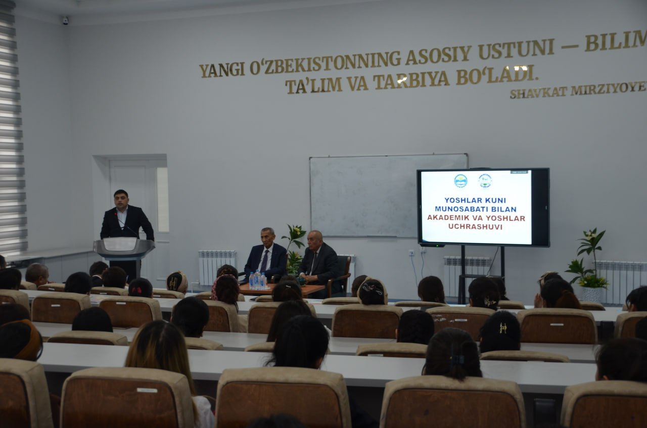 Tabiiy fanlar fakultetida «Akademik va yoshlar uchrashuvi»  o‘tkazildi. 2
