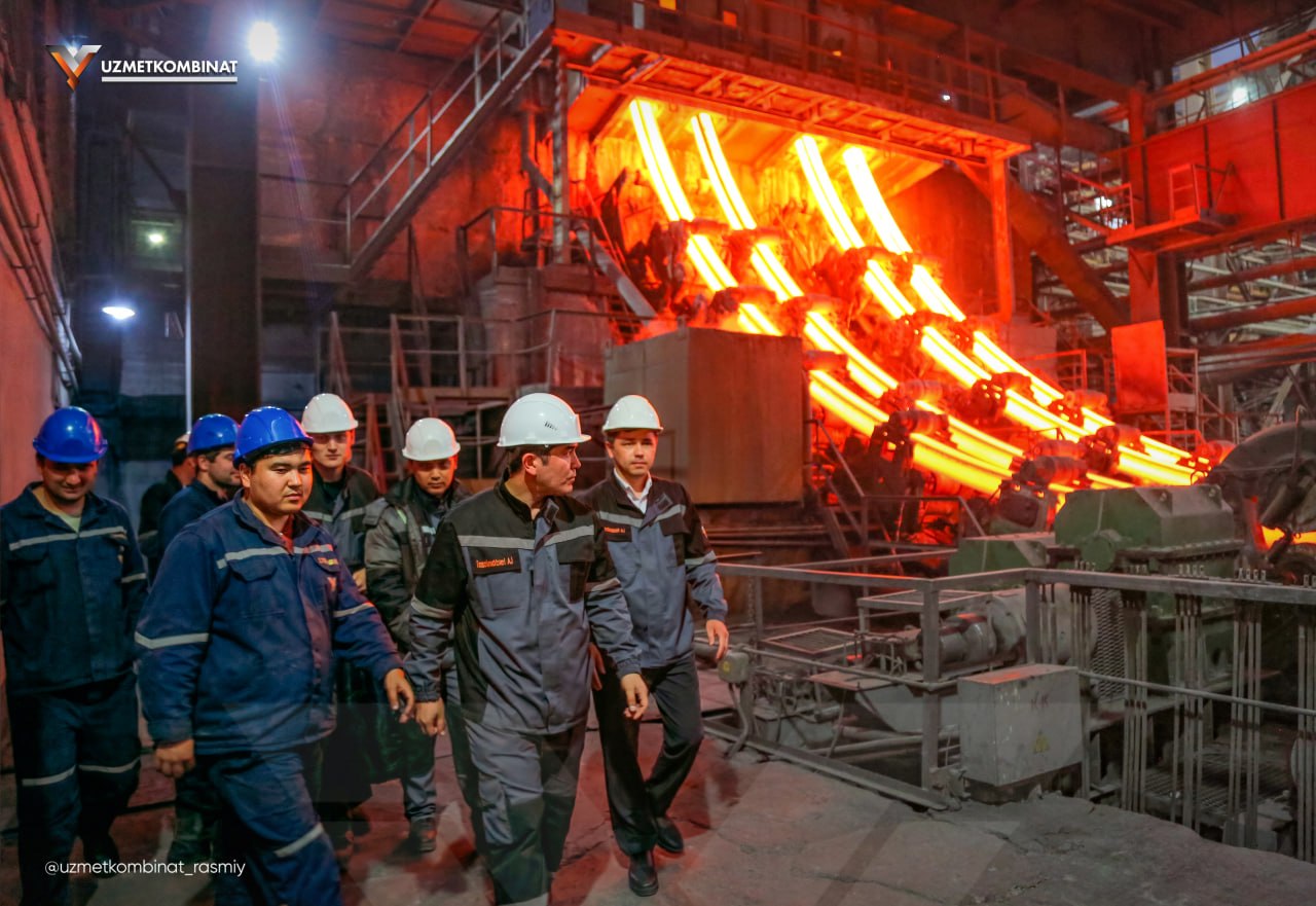 “O‘zmetkombinat” AJda talabalar uchun amaliy tanishuv tashkil etildi 5