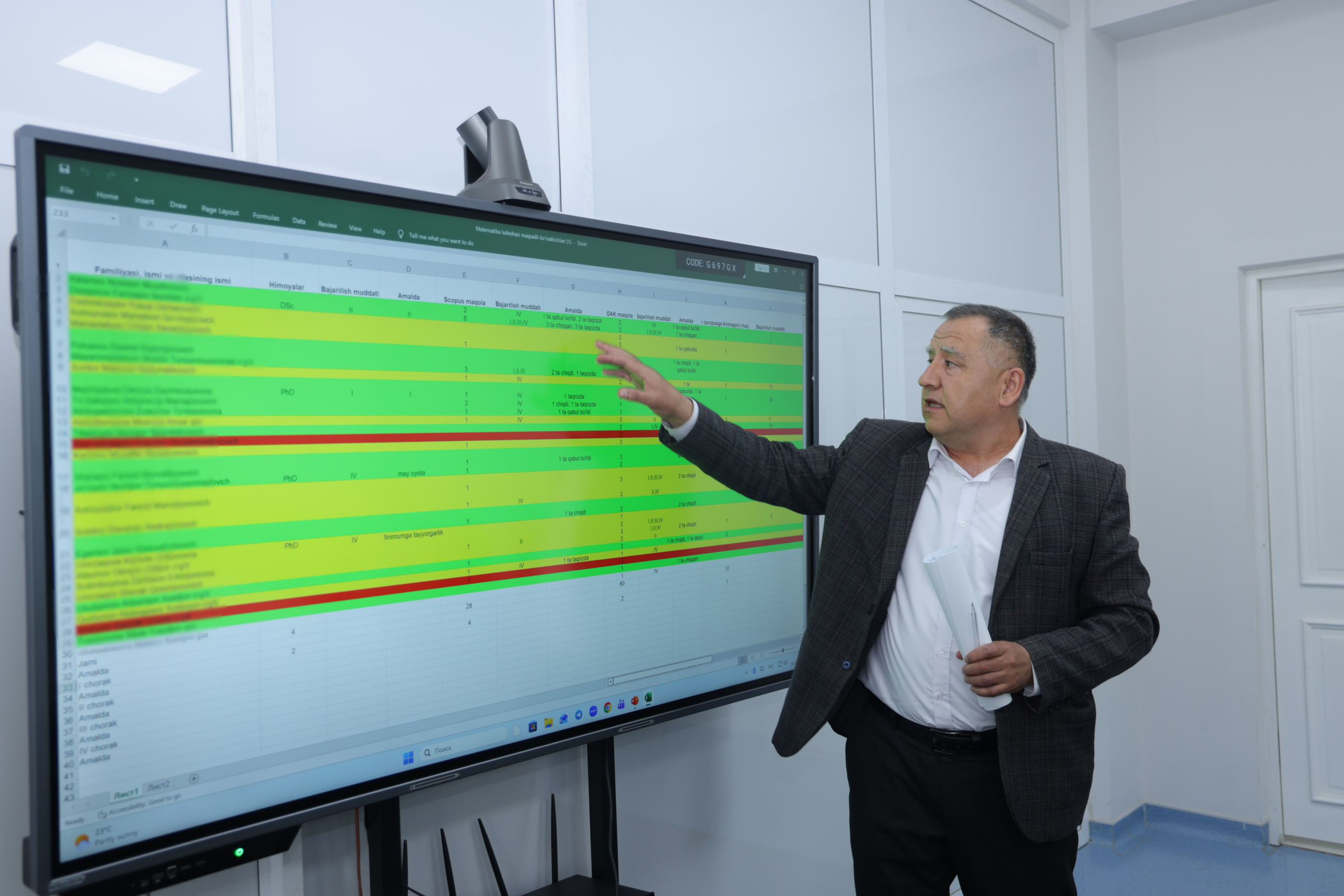 Namangan davlat universiteti Fizika-matematika fakulteti kafedralarida 2026-yil maqsadli ko‘rsatkichlar ijrosi yuzasidan birinchi chorak natijalari tanqidiy-tahliliy yig‘ilishda ko‘rib chiqildi 1