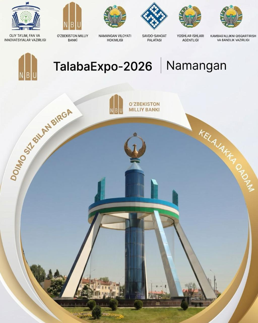 Namanganda “Talaba Expo–2026”: Kelajak kasbi va ish joyingizni bugun toping!