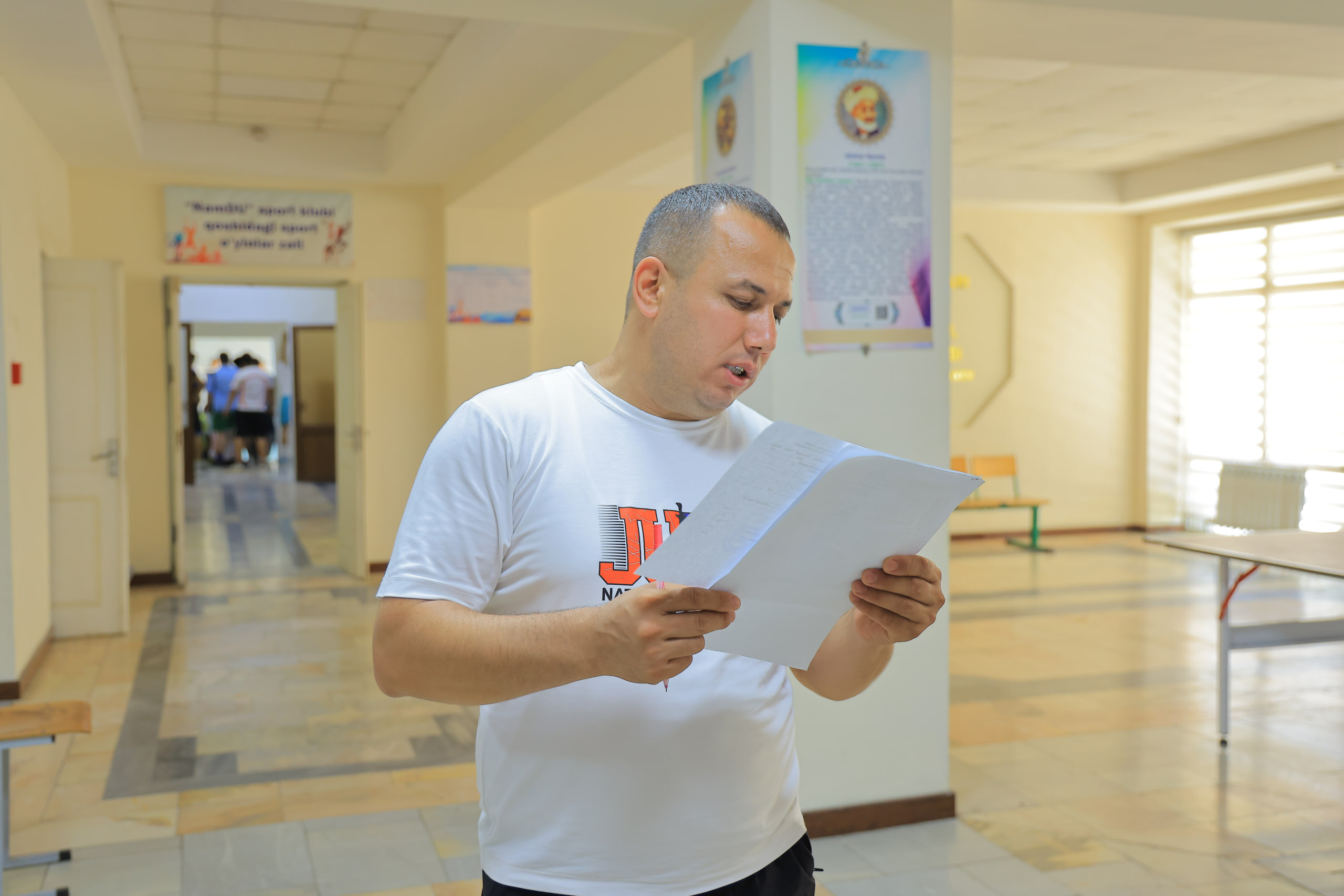 Namangan davlat universitetida kasbiy (ijodiy) imtihonlarning birinchi kuni davom etmoqda 1