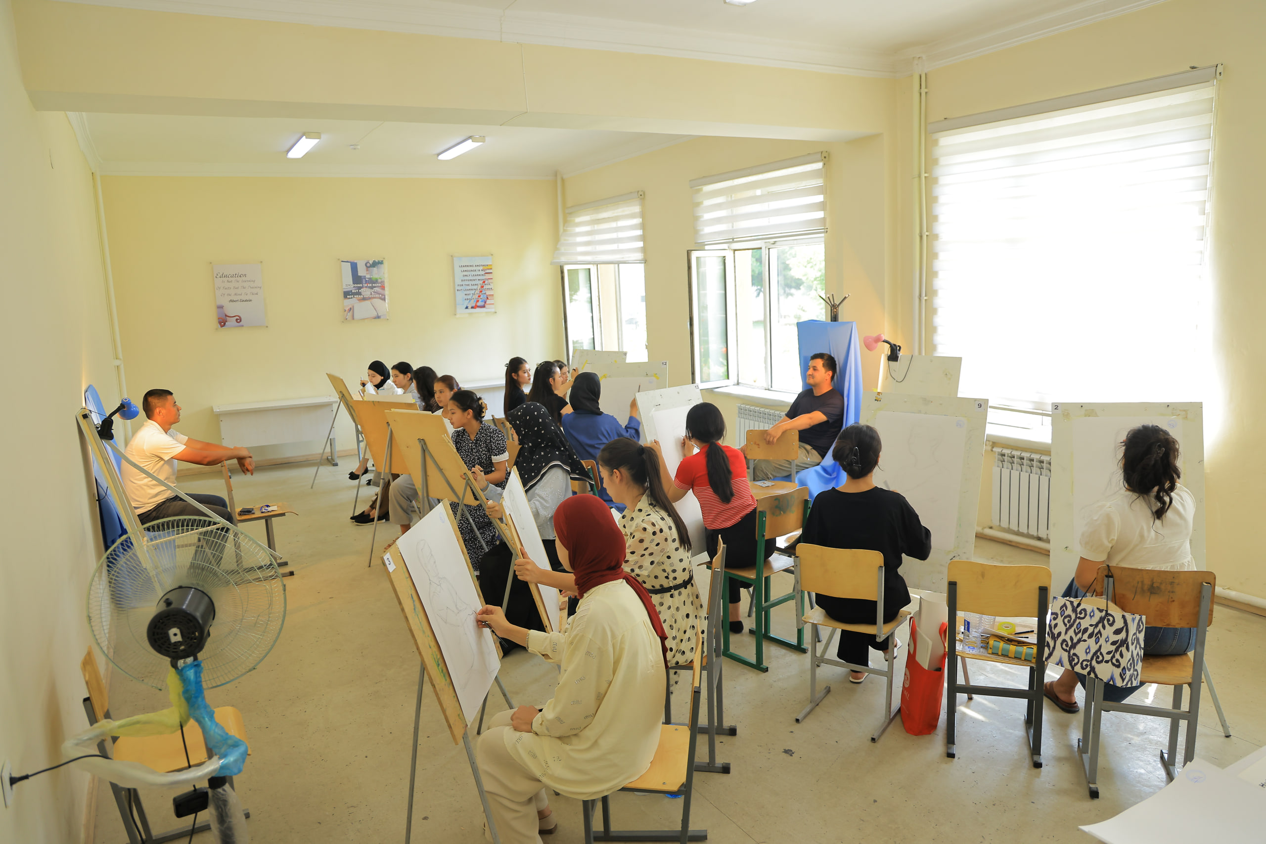 Namangan davlat universitetida kasbiy (ijodiy) imtihonlarning uchinchi kuni boshlandi 6