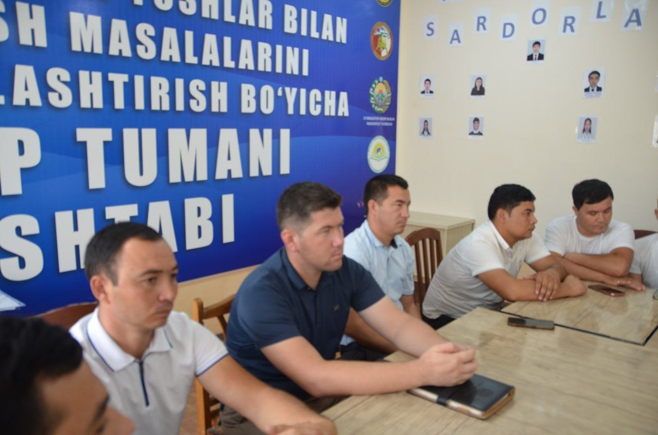 Pop tumanida yoshlar yetakchilari uchun seminar tashkil etildi 2