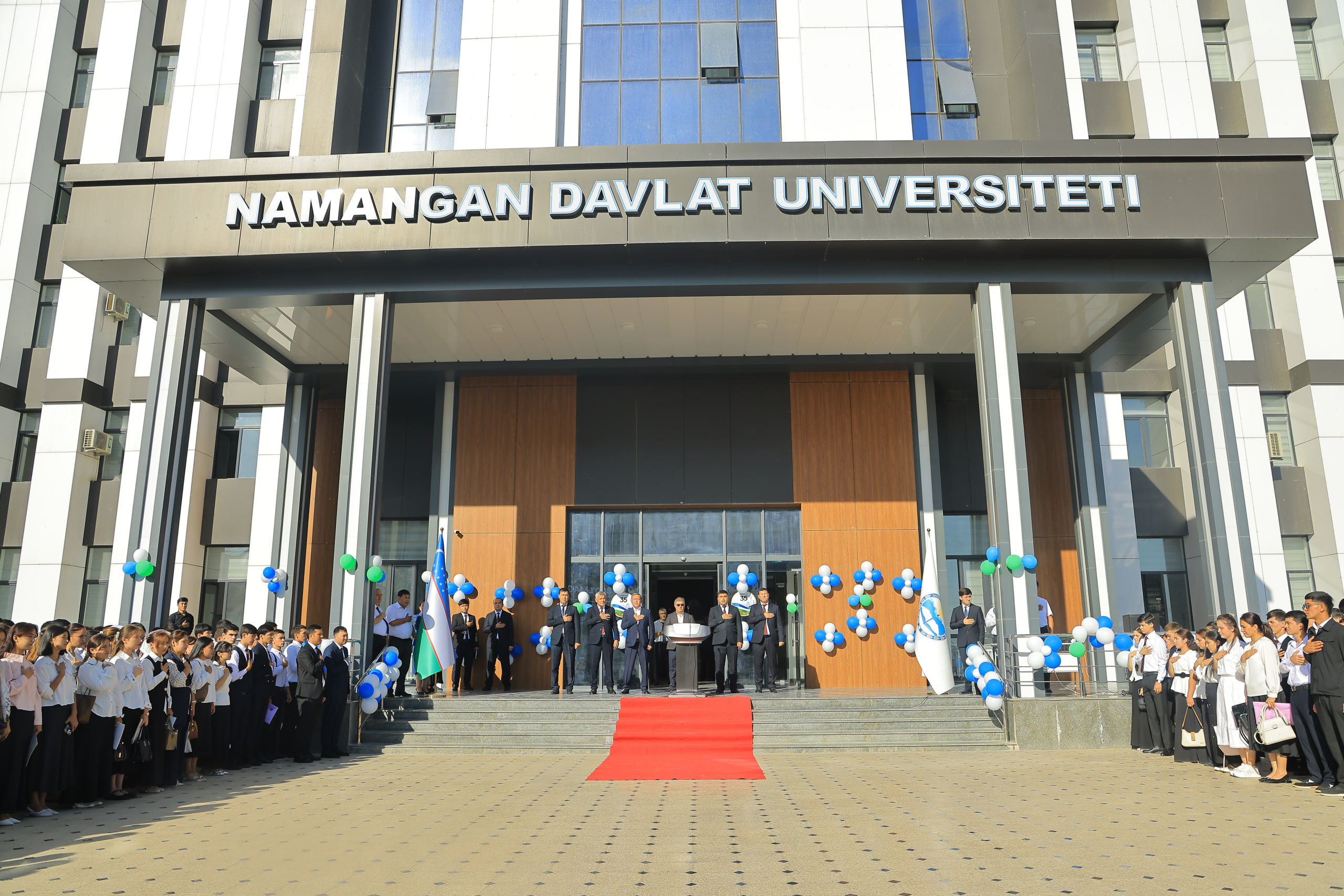 Namangan davlat universitetida yangi o‘quv yili boshlanishi munosabati bilan tantanali bayram tadbiri bo‘lib o‘tdi 1