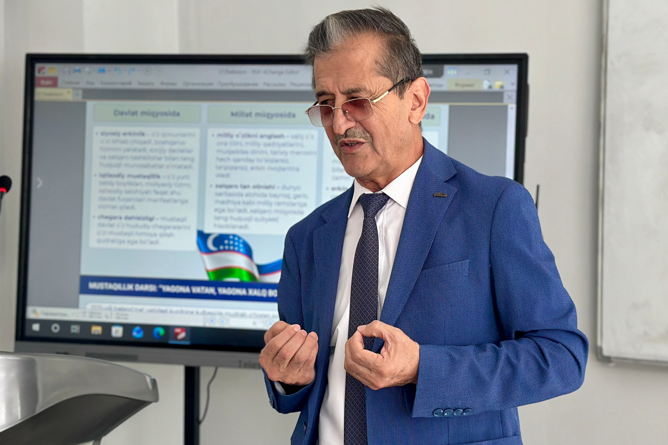 Mustaqillik darsi: “Yagona Vatan, yagona xalq bo‘lib, yangi hayot va kelajak yaratamiz!” 9
