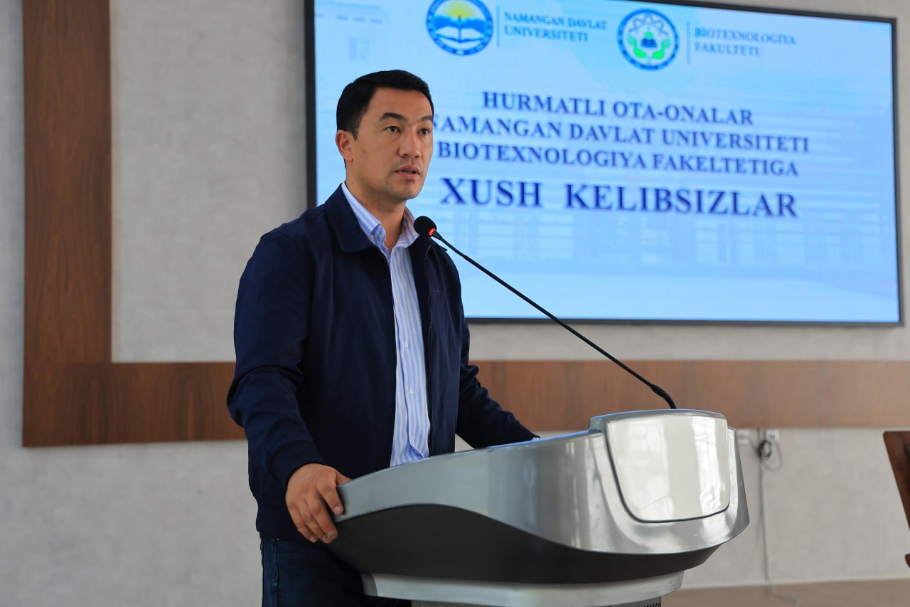 Biotexnologiya fakultetida ota-onalar bilan uchrashuv o‘tkazildi 1