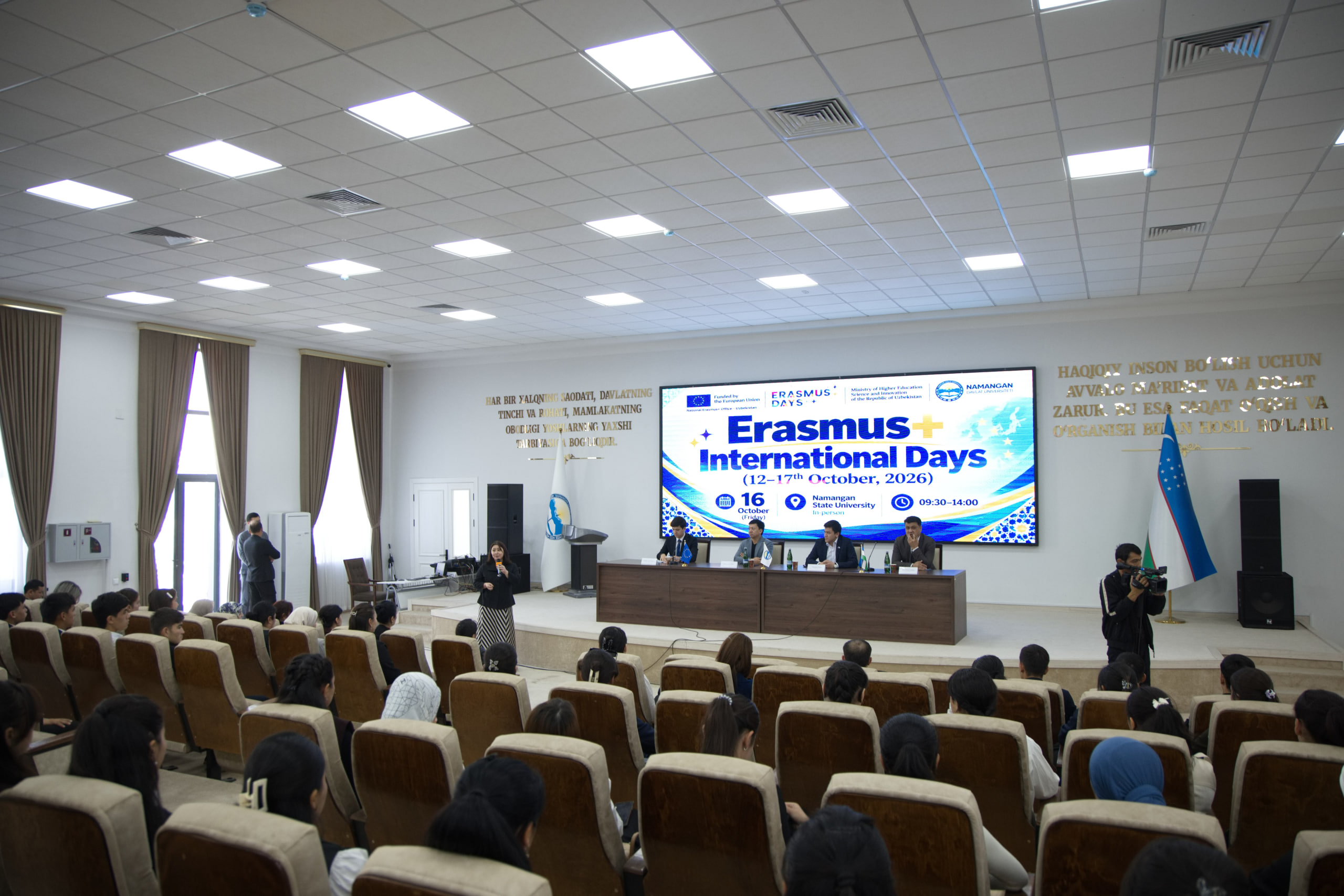 NAMANGAN DAVLAT UNIVERSITETIDA XALQARO ERASMUS+ KUNLARI KENG NISHONLANDI!